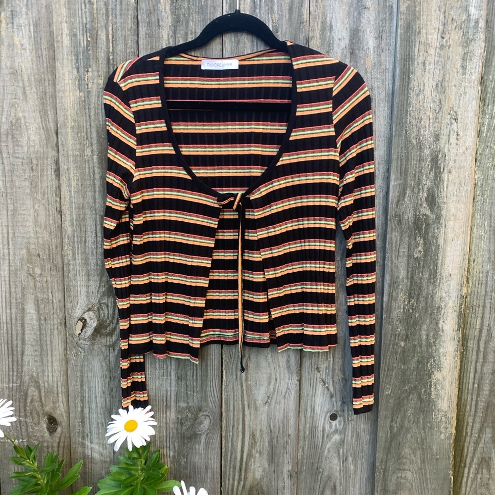 DAYDREAMER | Tie Front Cardigan - Picture 3 of 6